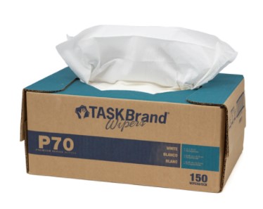 Taskbrand® P70 Hydrospun Interfold Wiper</BR>TwinTote® - Disposable Wipers